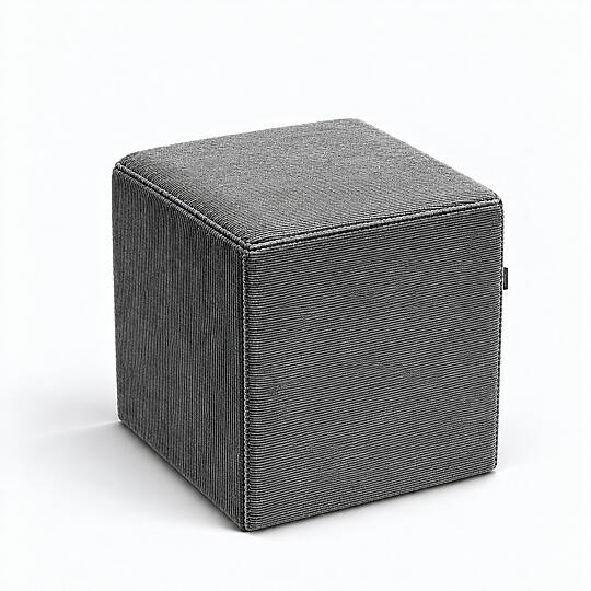 Çok Amaçlı Puf Qube Fitilli Antrasit 40x40x40 - 2