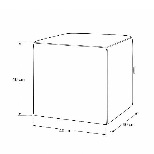 Çok Amaçlı Puf Qube Fitilli Yeşil 40x40x40 - 4
