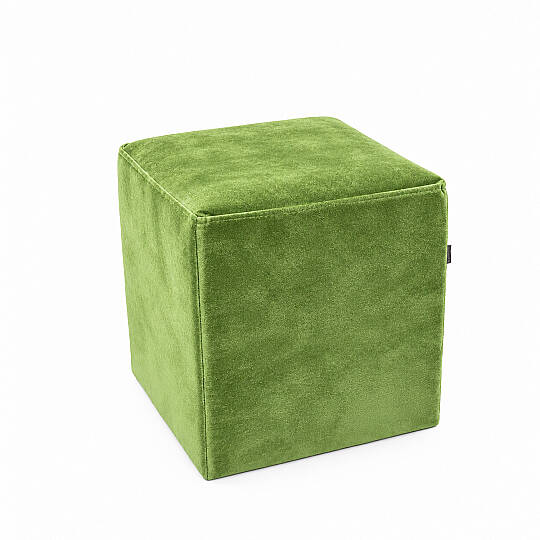 Çok Amaçlı Puf Qube Kadife Açık Yeşil 40x40x40 - 2