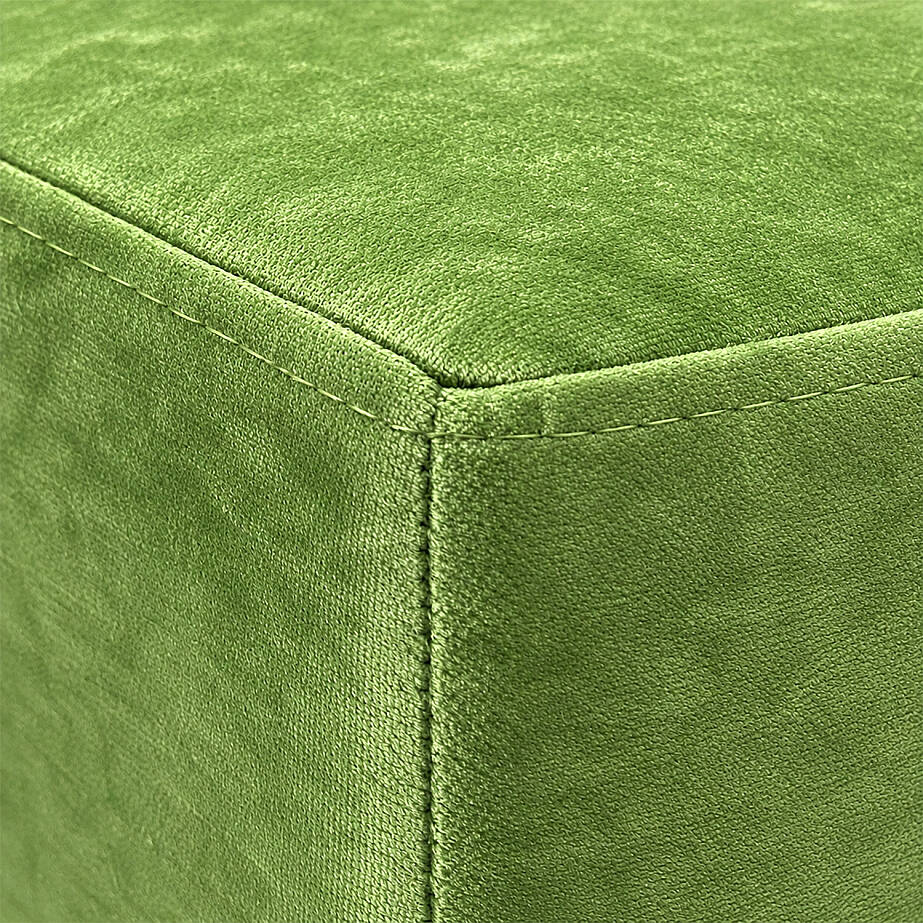 Çok Amaçlı Puf Qube Kadife Açık Yeşil 40x40x40 - 3