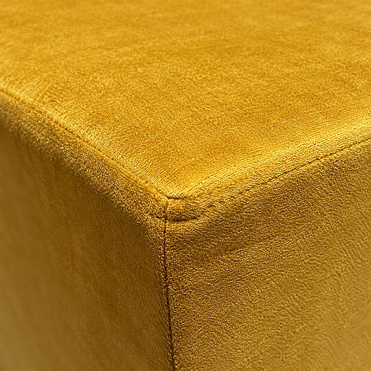 Çok Amaçlı Puf Qube Kadife Hardal 40x40x40 - 3