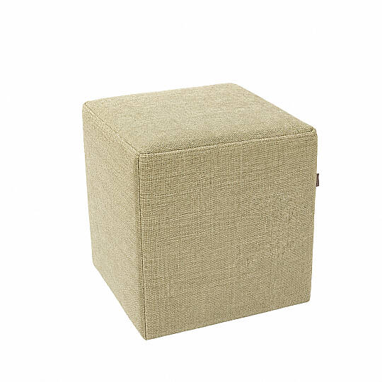 Çok Amaçlı Puf Qube Keten Bej 40x40x40 - 2