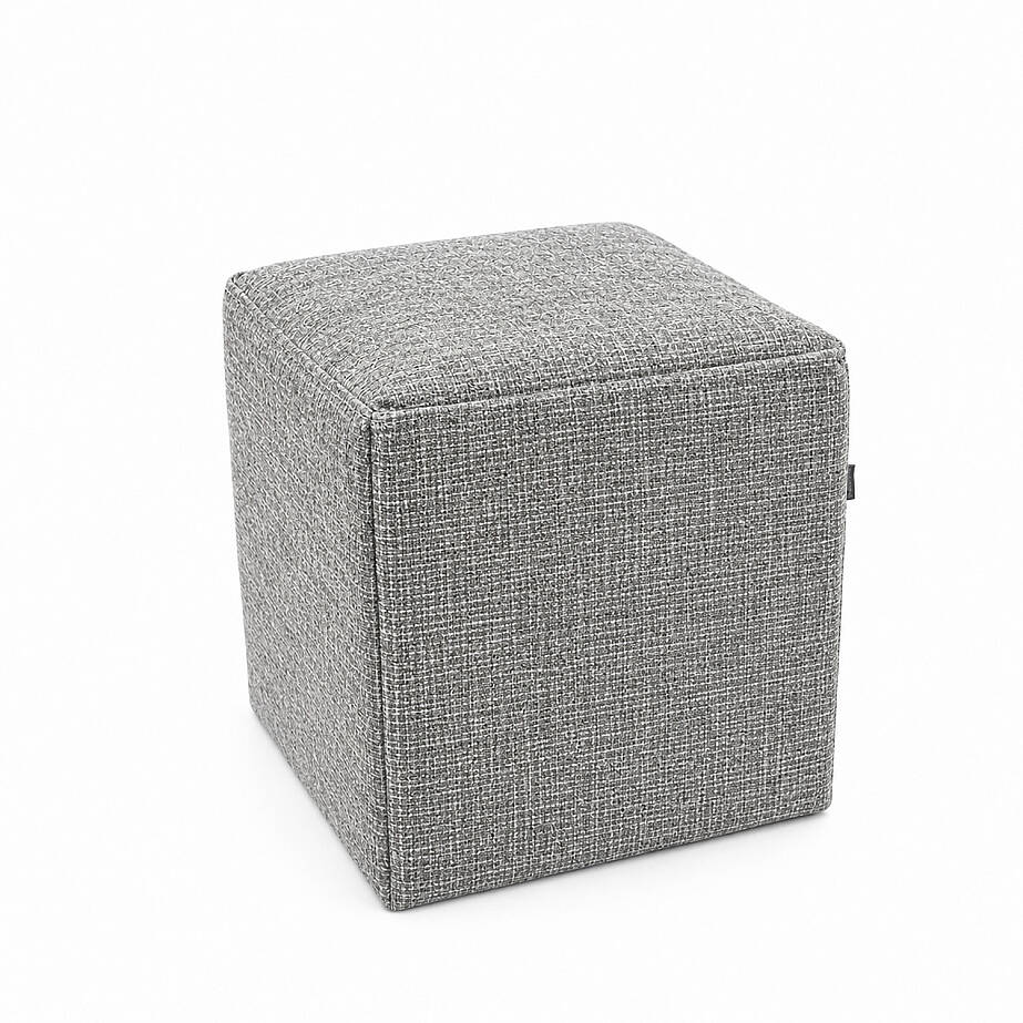 Çok Amaçlı Puf Qube Keten Gri 40x40x40 - 2