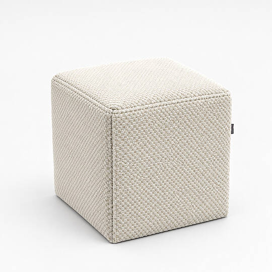 Çok Amaçlı Puf Qube Lakost Beyaz 40x40x40 - 2