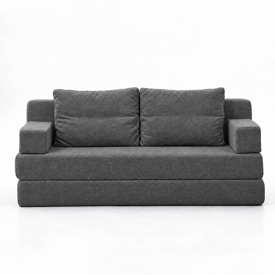Rumy Yatak Olabilen Çift Kişilik Katlanır Koltuk 85x160 cm Antrasit - 2